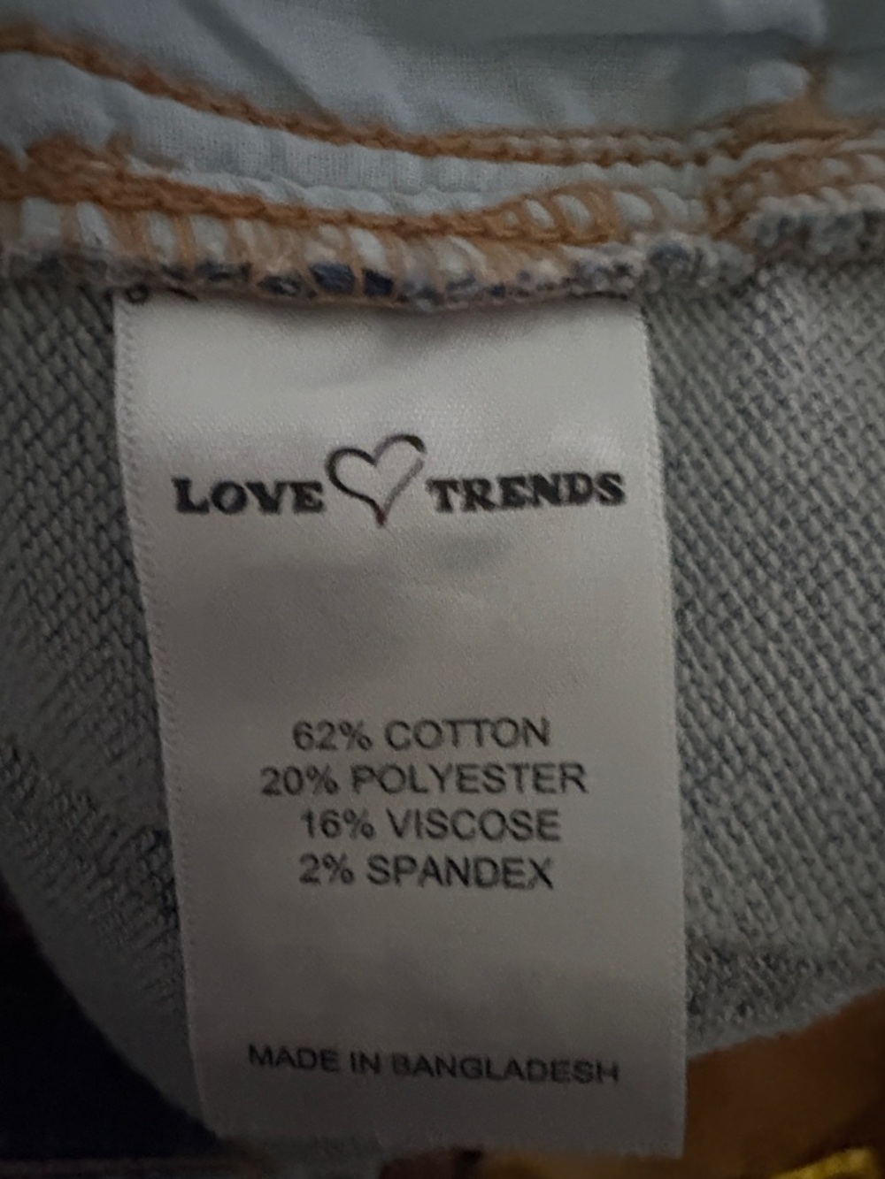 Love Trends Sleeveless Denim Romper with Notch Collar - Picture 5 of 6